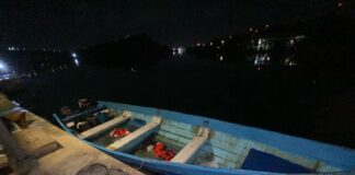 Lancha cu 33 Ilegal y un baby di 2 aña intercepta drentando Curacao for di Venezuela