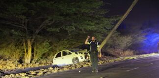 Turista na stuur di Kia Picanto a ranca palo di luz na HATO