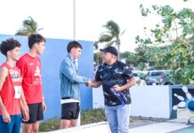 Minister Endy Croes a duna inicio na Ibisa Kids Run & Olympic Day Celebration 2024