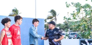 Minister Endy Croes a duna inicio na Ibisa Kids Run & Olympic Day Celebration 2024