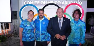 Minister Endy Croes ta desea e delegacion di Aruba hopi exito na Weganan Olimpico Paris 2024
