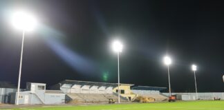 Minister Endy Croes a duna algun avance di e proyecto di renobacion di Stadion GPT na Dakota: Aruba tin un hoya di stadion