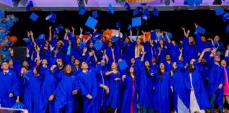 Minister Endy Croes a celebra hunto cu e 62 graduadonan di Colegio EPI sector economia