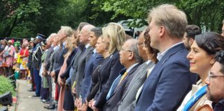 Minister Thijsen a pone krans na Conmemoracion Nacional di e Abolicion di Slavitud 2024