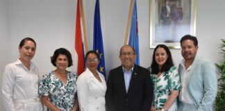 DPIS a bishita Gabinete di Aruba