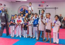 Taekwondo Team Aruba a participa na un scrimmage na Florida