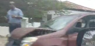 Chauffeur no a regula su velocidad ni a mantene distancia a bay dal tras di e auto su dilanti