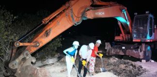 “Pabien San Nicolas, pabien Aruba”: Prome Minister ta felicita San Nicolas cu e groundbreaking di proyecto di embeyecemento di Rodger’s Beach