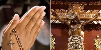 Santo Sacrficio di Misa Solem pa celebracion di fiesta dje Triunfo di Santa Cruz y Señor de los Milagros di Buga