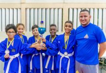 Taekwondo Team Aruba a gana TK5 na Corsou