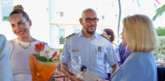 Prome Minister Evelyn Wever-Croes: Traspaso di mando di Kustwacht Steunpunt Aruba