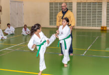 Chaco Taekwondo Academy a tene examen pa e chikitonan