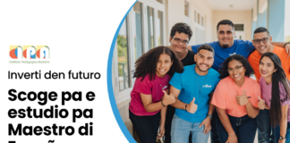 Inverti den futuro: scoge pa e estudio pa Maestro di Enseñansa Primario