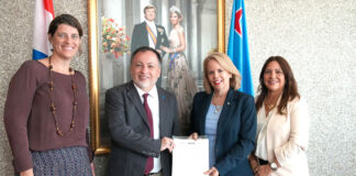 Prome Minister Evelyn Wever-Croes: Agencia di Nacionnan Uni pa Refugiadonan, UNCHR a reuni cu Prome Minister