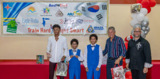 Tico Montero di Ibero American High School a felicita e rumannan Klaber cu nan logronan di 2024