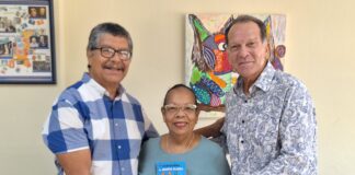 Presentacion di obra literario ‘Di Carigueña pa Santa Clara’ di autor Jossy Tromp na Biblioteca Nacional Aruba