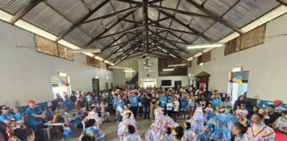 Celebra Dia di Himno y Bandera na Centro di Bario Savaneta