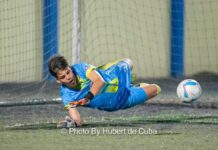 Keeper di SV Britannia Ziyon Croes a firma na Merca