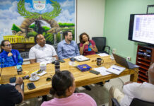 A reuni cu Aruba Aquatics Federation riba preseleccion y plan di entrenamento