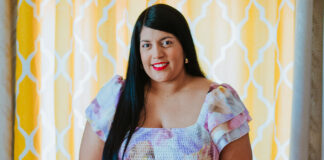 Ninette Croes ta empleado superior di Aruba Bank