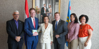 Aruba y Alemania ta fortalece laso historico y diplomatico durante prome bishita di Embahador Aleman pa Reino Hulandes