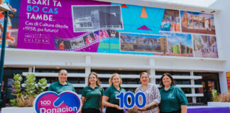 Aruba Bank ta entrega AWG 100.000 na Cas di Cultura pa Proyecto “E Brasa”: como parti di su “Legacy Project” di 100 aña