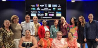 The Prime Ministers a clausura na Biblioteca Nacional di Aruba