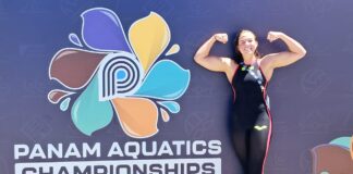 Atleta di natacion Britta Schwengle ta clasifica pa weganan Panamericano Junior