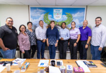 Mundo di Deporte ta bin hunto pa combersa riba e tema di maneho deportivo: A tene un “ Focus Group Discussion” cu partnernan clave na Comite Olimpico Arubano