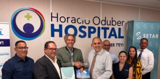 SETAR ta firma acuerdo cu Dr. Horacio Oduber Hospital pa e servicio di Colocacion