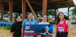 Aruba Bank Walk & Run 2025 a culmina cu un donacion bunita na YMCA Aruba