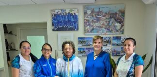 Studiante Jezekiel Riley ta termina cu exito su stage na Comite Olimpico Arubano