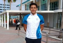 Representando atletanan di Aruba riba un escenario Internacional: Atleta di landamento Jaydon Croes presente na e Athletes Forum na Laussane, Suisa