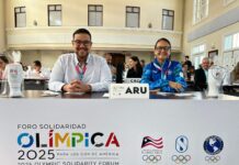 Un bon oportunidad pa por comparti cu tur pais di nos region riba nivel administrativo y financiero: Director Tecnico Monica Fajardo ta conta di su participacion na e “Foro de Solidaridad Olimpica”