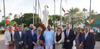 Gobierno di Aruba ta honra comunidad Portuges durante celebracion di Dia di Camões