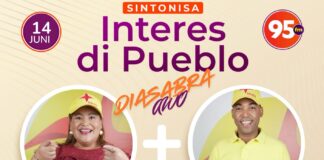 Parlamentarionan Shailiny Tromp-Lee y Hendrik Tevreden lo ta den e programa radial “Interes di Pueblo” diasabra awor