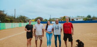 Minister Gerlien Croes ta tuma paso importante pa segura mantencion di e instalacionnan deportivo di Aruba