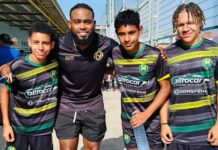 ASA- hunto cu e club ADO di Den Haag cu tremendo futbol camp a start pa nos hoben nan.