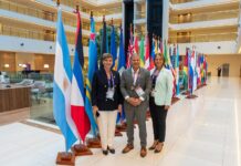 Directiva di Comite Olimpico Arubano presente na Asamblea General di PANAM SPORTS