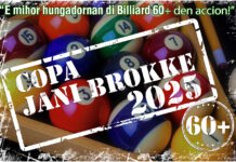 Torneo di biyar 60+ “Jani Brokke Memorial” ta den preparacion!