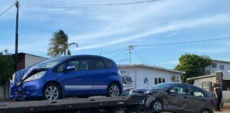 Accidente na e crusada Rudolf Arendstraat cu Driemasterstraat cu basta daño Material’