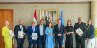 Gobierno di Aruba a firma MOU pa desaroyo economico sostenibel