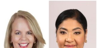 Evelyn Wever-Croes y Xiomara Maduro den programa INTERES DI PUEBLO diasabra