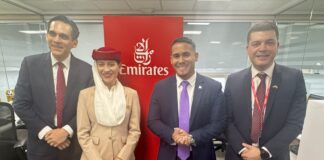 Encuentro yena di expectativa y deseo di ambos banda: Minister Wendrick Cicilia a topa cu Emirates