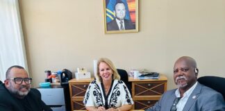 Parlamentario Evelyn Wever-Croes a reuni cu San Nicolas Business Association
