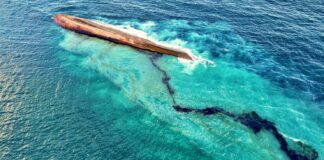 Aruba a pasa di codico Geel pa codico Oranje den e Oil spill incident Trinidad & Tobago