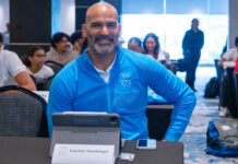 Un fin di siman hopi productivo pa Comision di Atleta di COA: Presidente di Aruba Athletes’ Commission y Carlos Santiago ta conta di e Athletes’ Forum