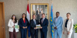 AAA ta un partner importante den e vision di reforestacion: Prome Minister Eman a comparti su vision di sostenibilidad cu liderazgo di Aruba Airport Authority