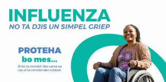 “Influenza no ta djis un simpel griep”: Maneho pa pashent inmobil na cama of den rolstoel ricibi vacuna di Influenza