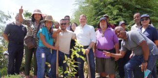 Accion di Bario den Cura Cabay Zuid cu hopi momento special